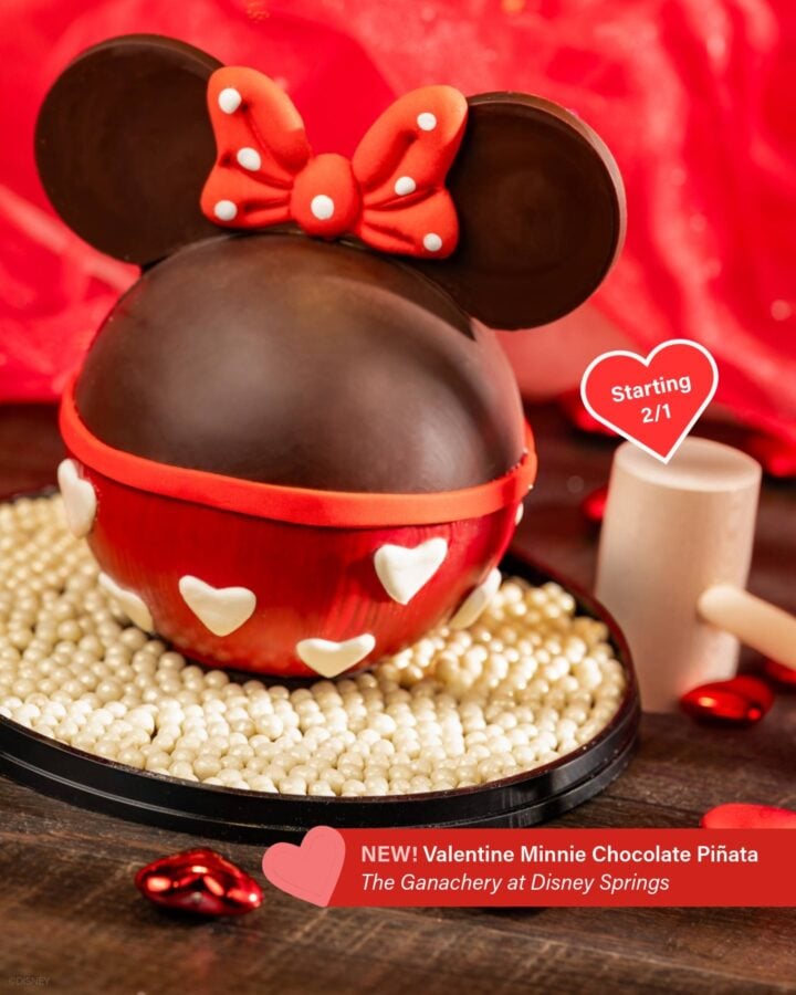Valentine Minnie Chocolate Piñata The Ganachery