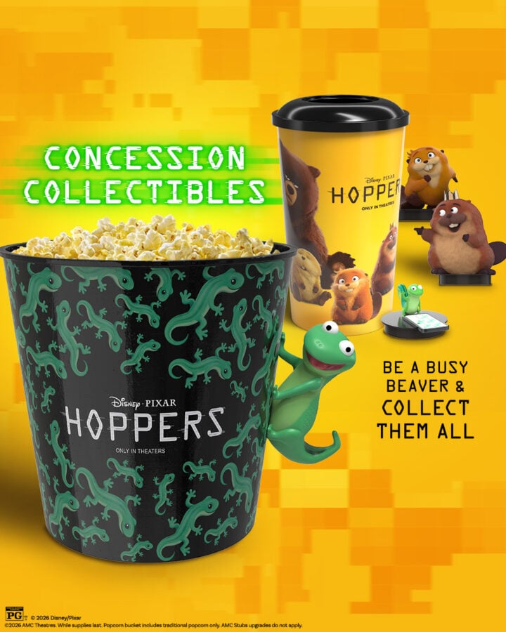 Pixars New Popcorn Bucket See the First Hoppers Merch as Tickets Go on Sale