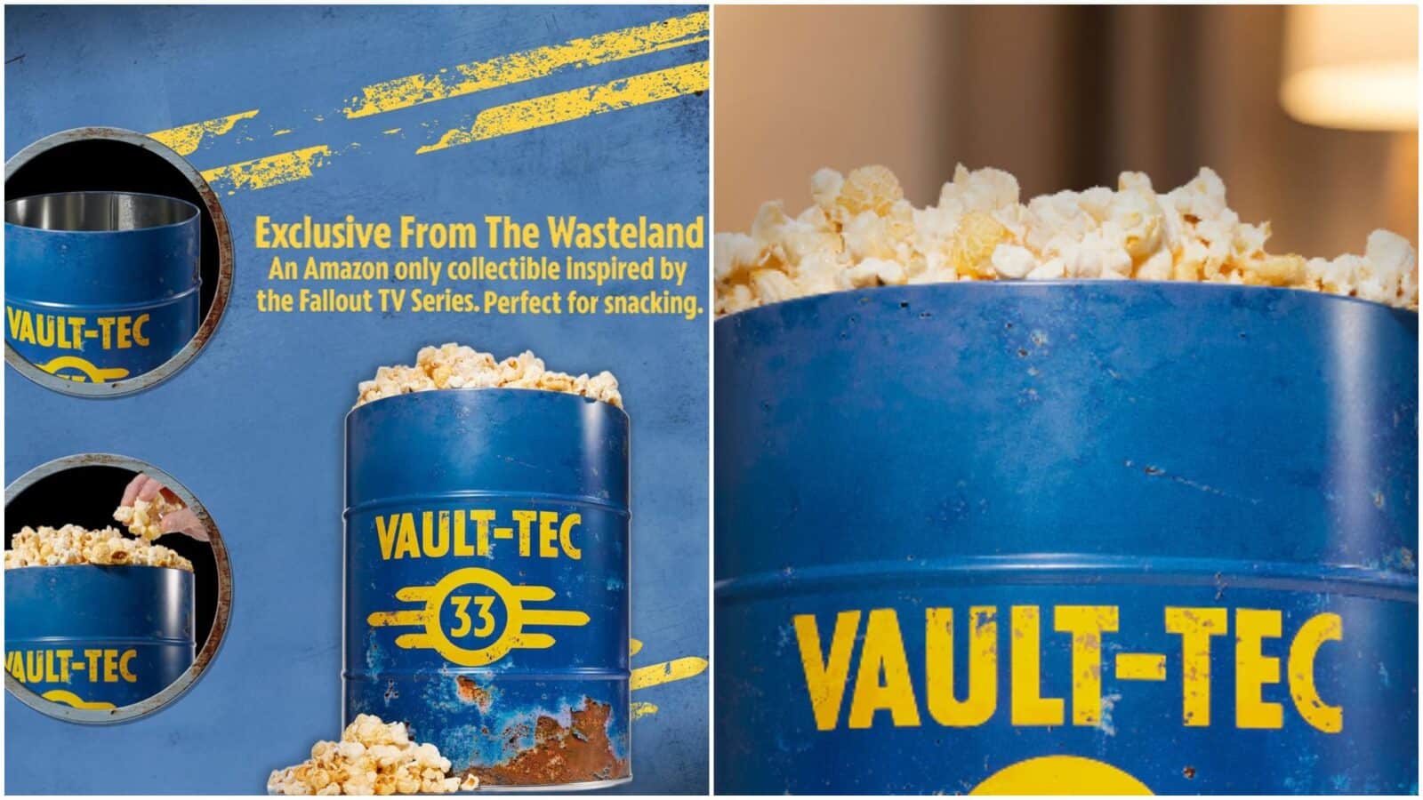 Amazon Drops Exclusive Fallout TV Popcorn Bucket for Fans