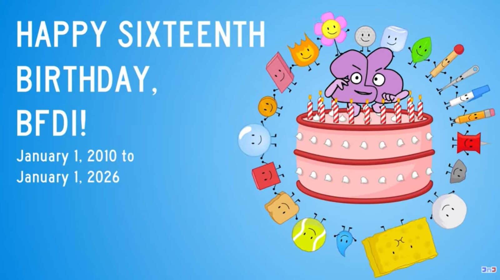 BFDI Creators Say Thank You to Fans in new TF4YoTF4YoTF4YoTF4Y