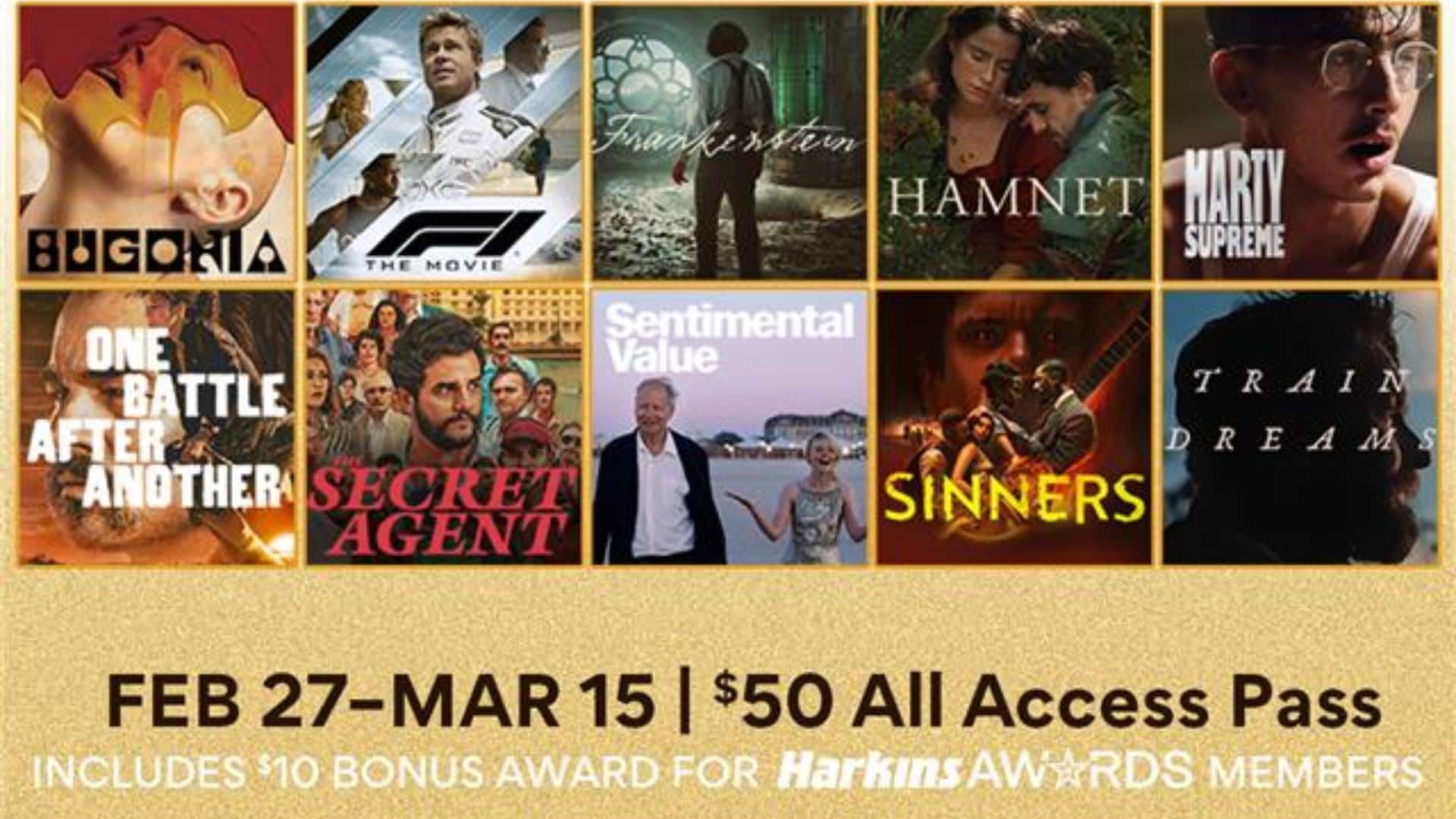 Catch Up on All 10 Best Picture Nominees for $6 at Harkins