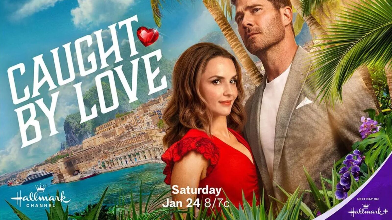 Hallmark Favorites Rachael Leigh Cook and Luke Macfarlane Finally Team Up Tonight in 'Caught By Love'