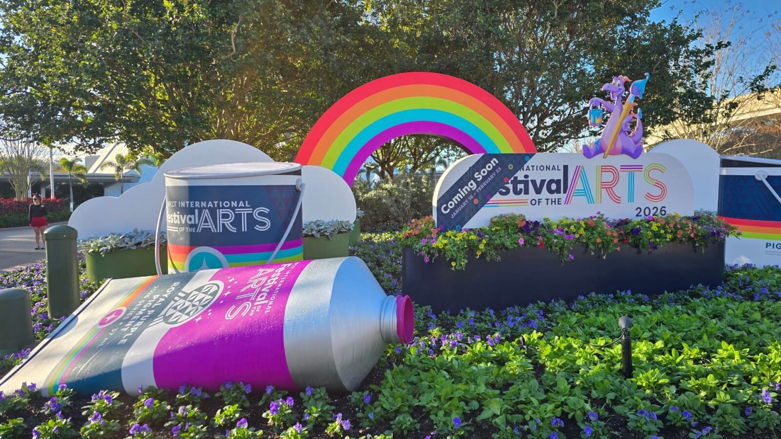 First Signs of Color EPCOT Transforms for the 2026 Festival of the Arts