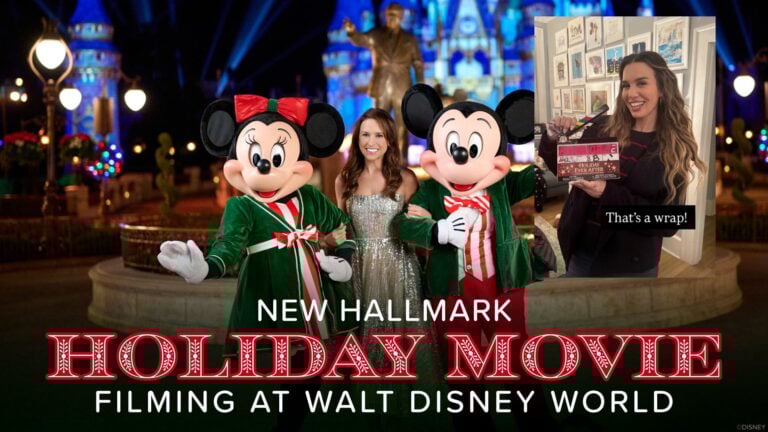 Filming Wraps at Walt Disney World for Hallmark’s Landmark Lacey Chabert Holiday Movie