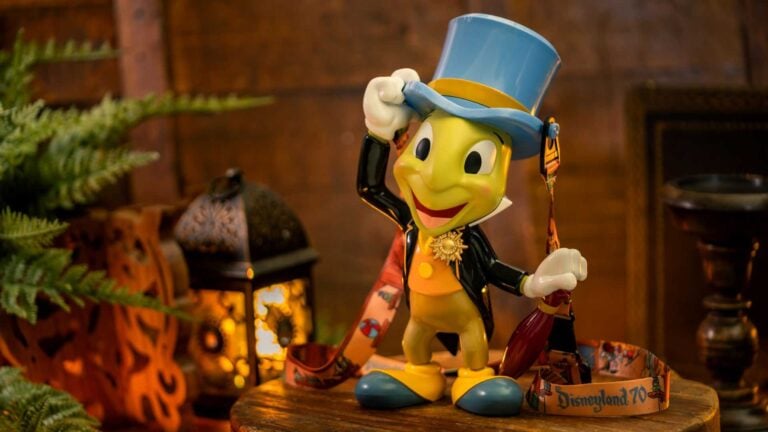 "Always Let Your Conscience Be Your Guide" Jiminy Cricket Sipper at Disneyland