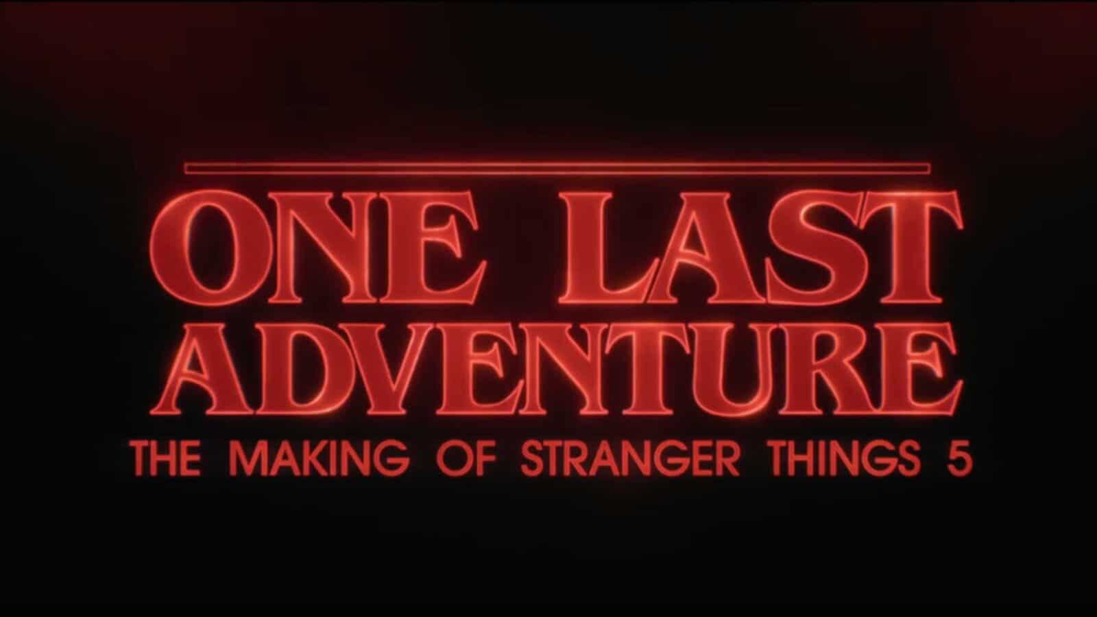 Netflix to Release Stranger Things 5 Behind the Scenes Documentary This January