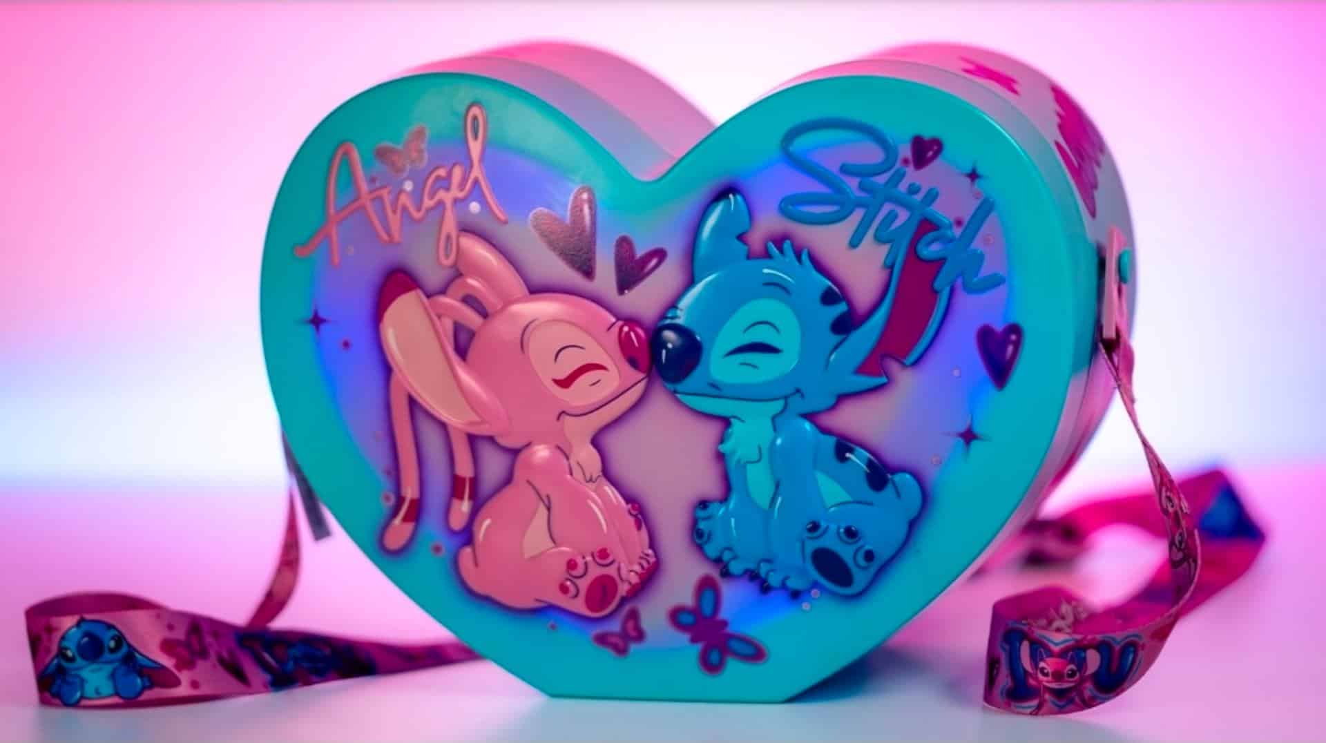 Stitch & Angel Sweethearts Popcorn Bucket Arrives at Disneyland