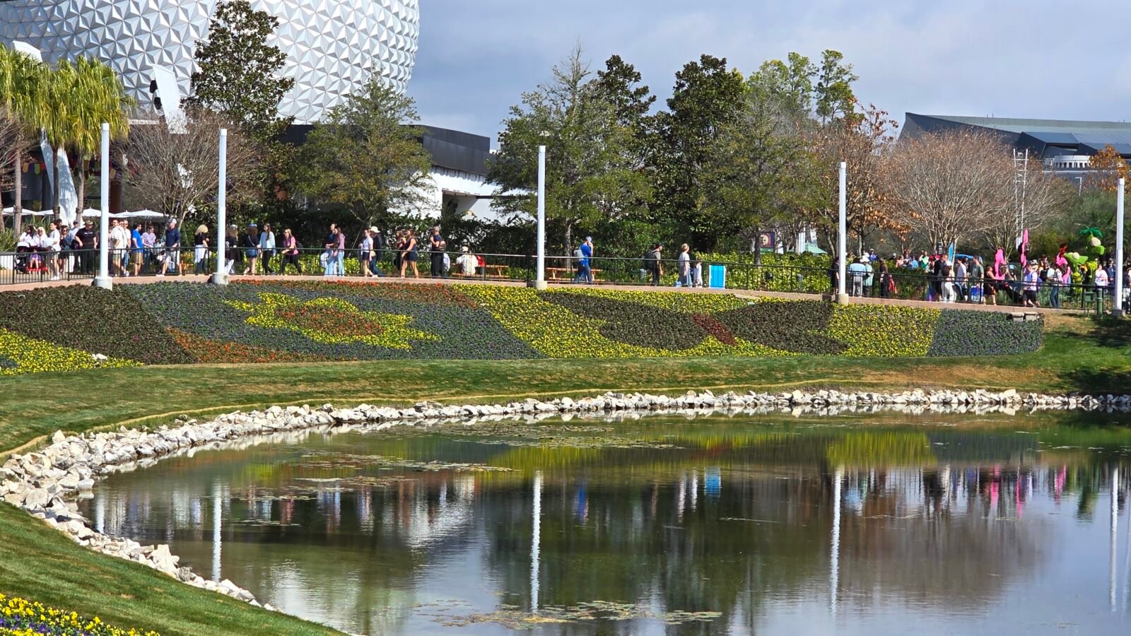 Epcot Flower Beds 2026