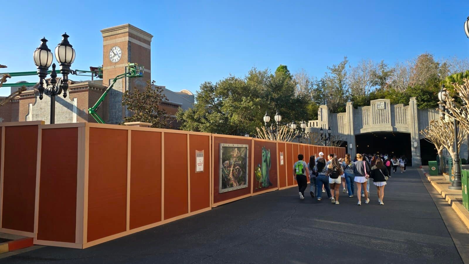 New Temporary Walls Moved