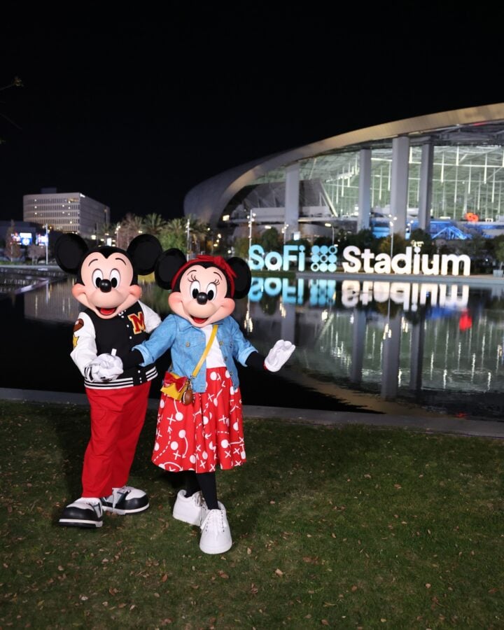 Inglewood CA   February 8 2026   SoFi Stadium XXXXX during the Super Bowl LX handoff presentation Photo by Mpu Dinani  ESPN Images