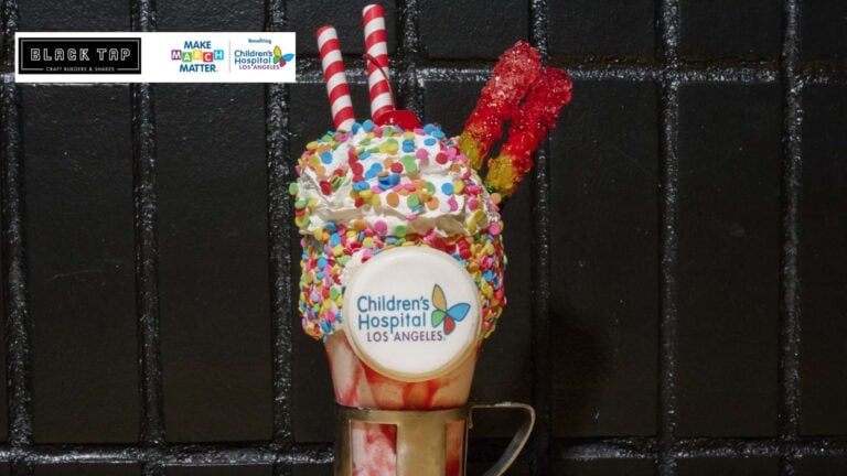 Black Tap Craft Burgers and Shakes Joins 'Make March Matter' to Support Children's Hospital Los Angeles