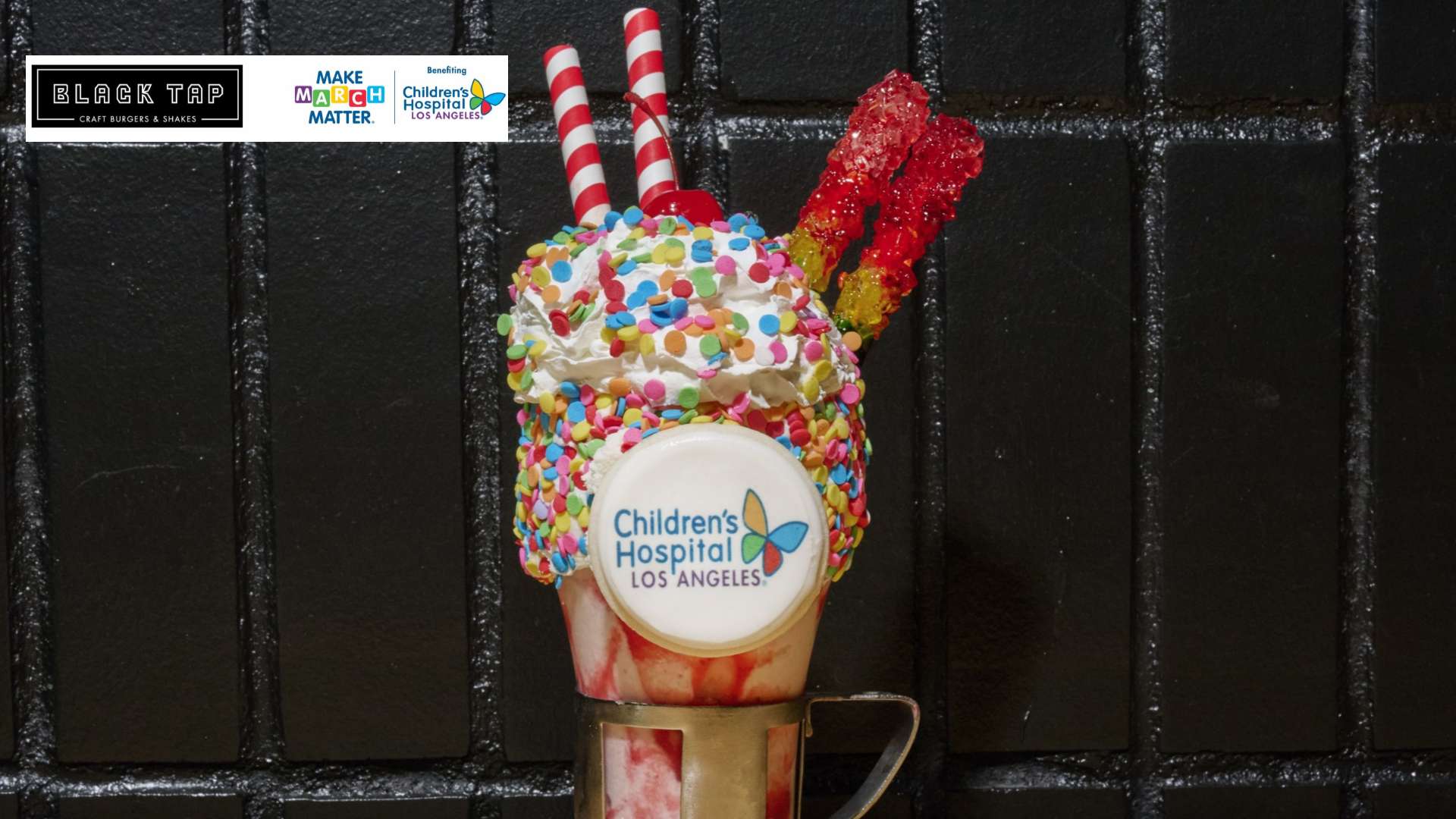Black Tap Craft Burgers and Shakes Joins 'Make March Matter' to Support Children's Hospital Los Angeles