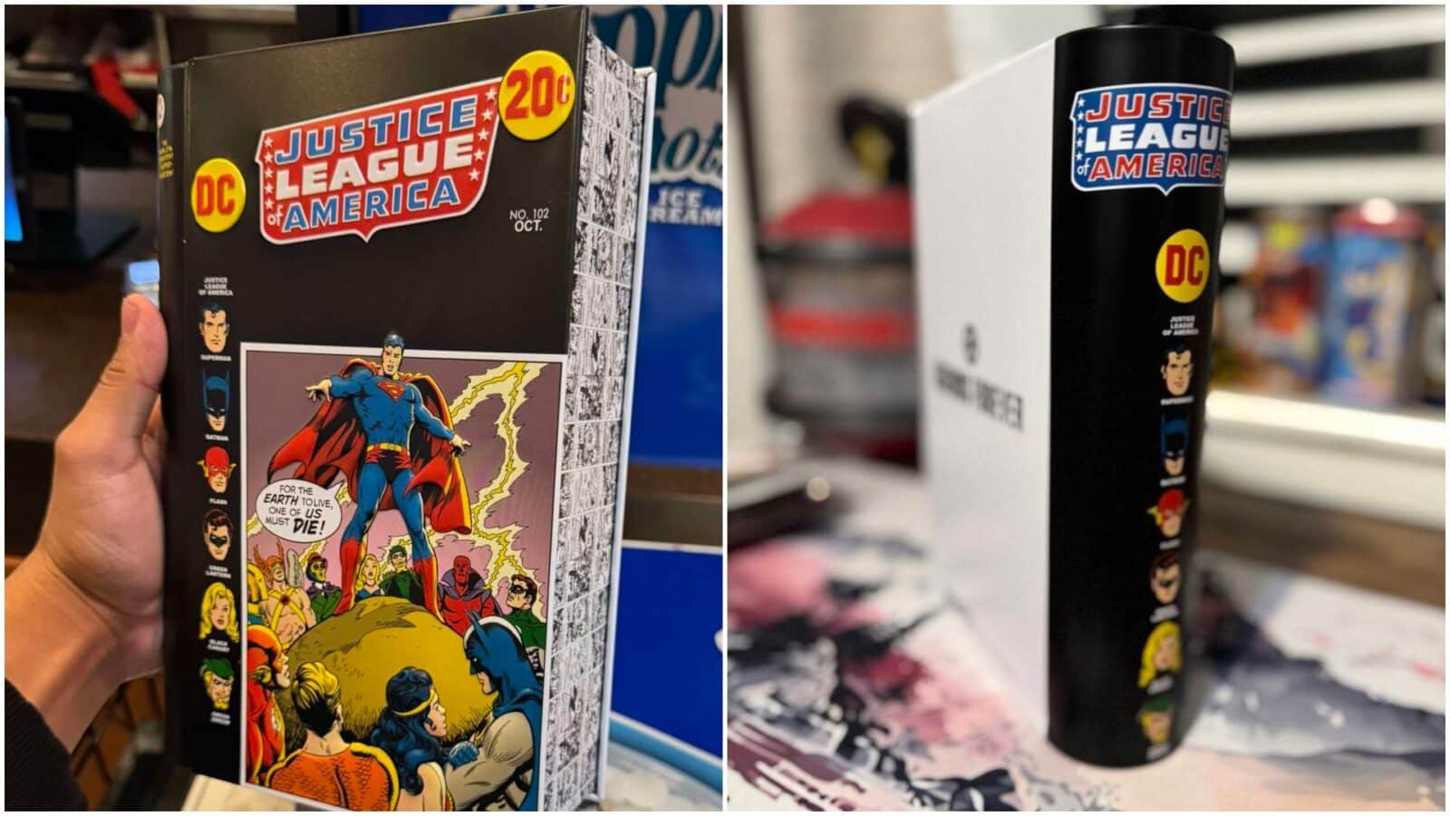 DC Comic Popcorn Tin