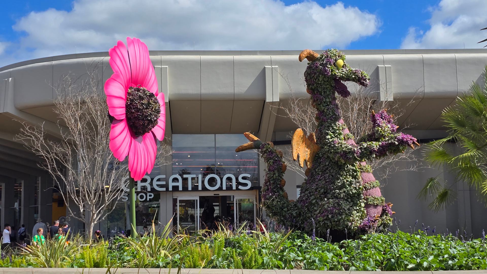 Disney Shifts Figment Topiary Making Room for New Festival Centerpiece