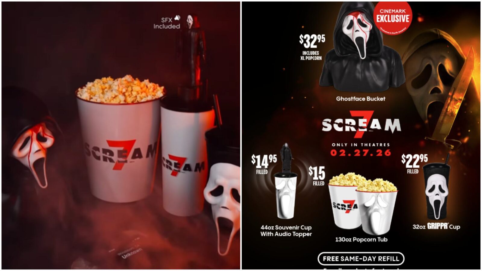 Don't Answer the Phone! Just Buy the Scream 7 Popcorn Bucket Today at Select Theaters
