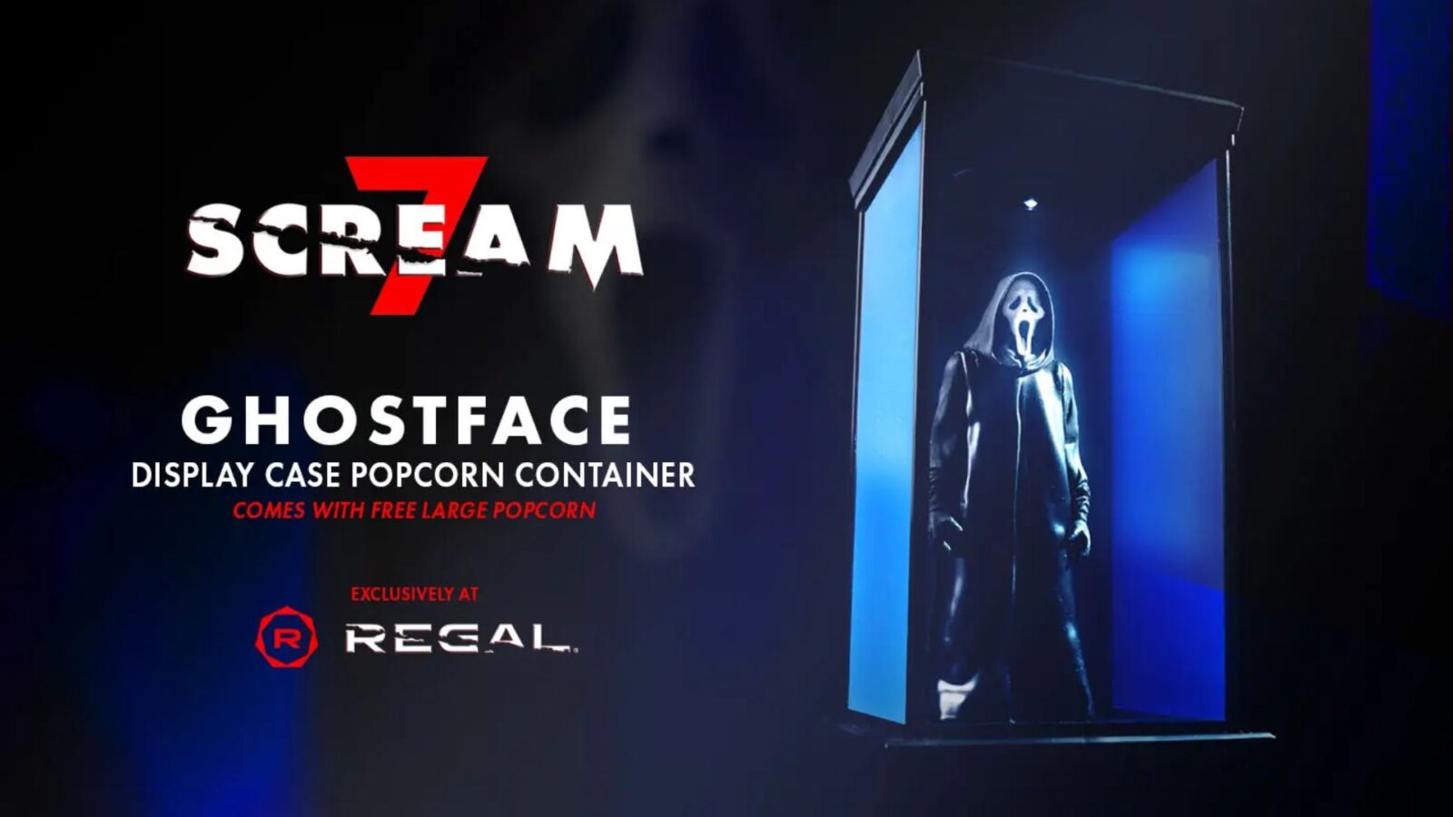 Ghostface is Calling Regals Viral Scream 7 LED Display Case Bucket is Dropping Soon