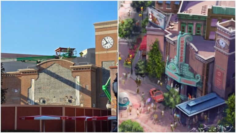 New Facade Taking Shape at 'The Monstro' in Monstropolis Hollywood Studios