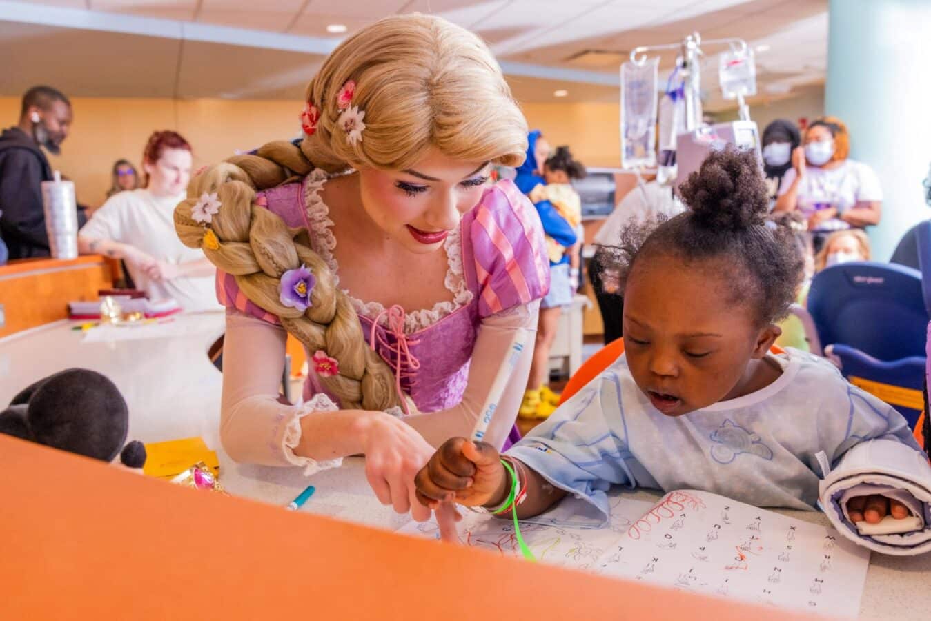 Rapunzel Brings Disney Magic to Patients at AdventHealth for Children