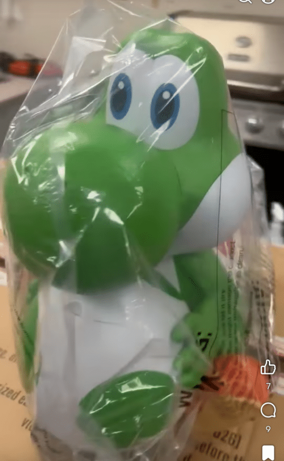 Yoshi  Egg Popcorn Bucket The Super Mario Galaxy Movie