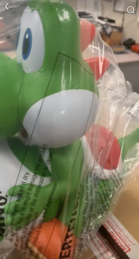 Yoshi  Egg Popcorn Bucket The Super Mario Galaxy Movie