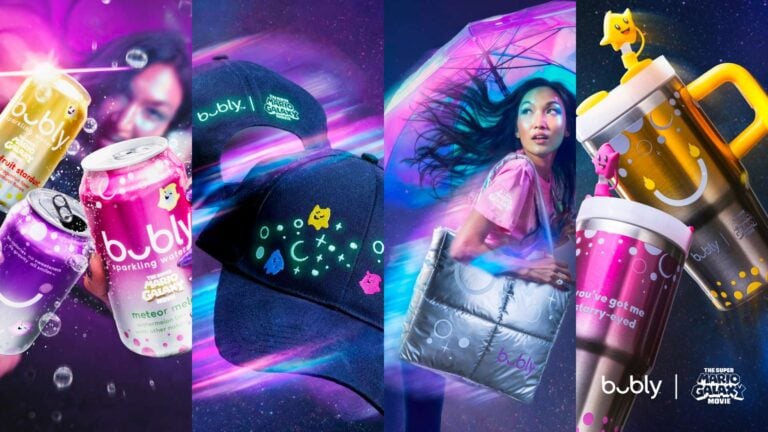 bubly Launches Super Mario Galaxy Movie Flavors With Color-Changing Cans and a Hidden Rosalina Giveaway