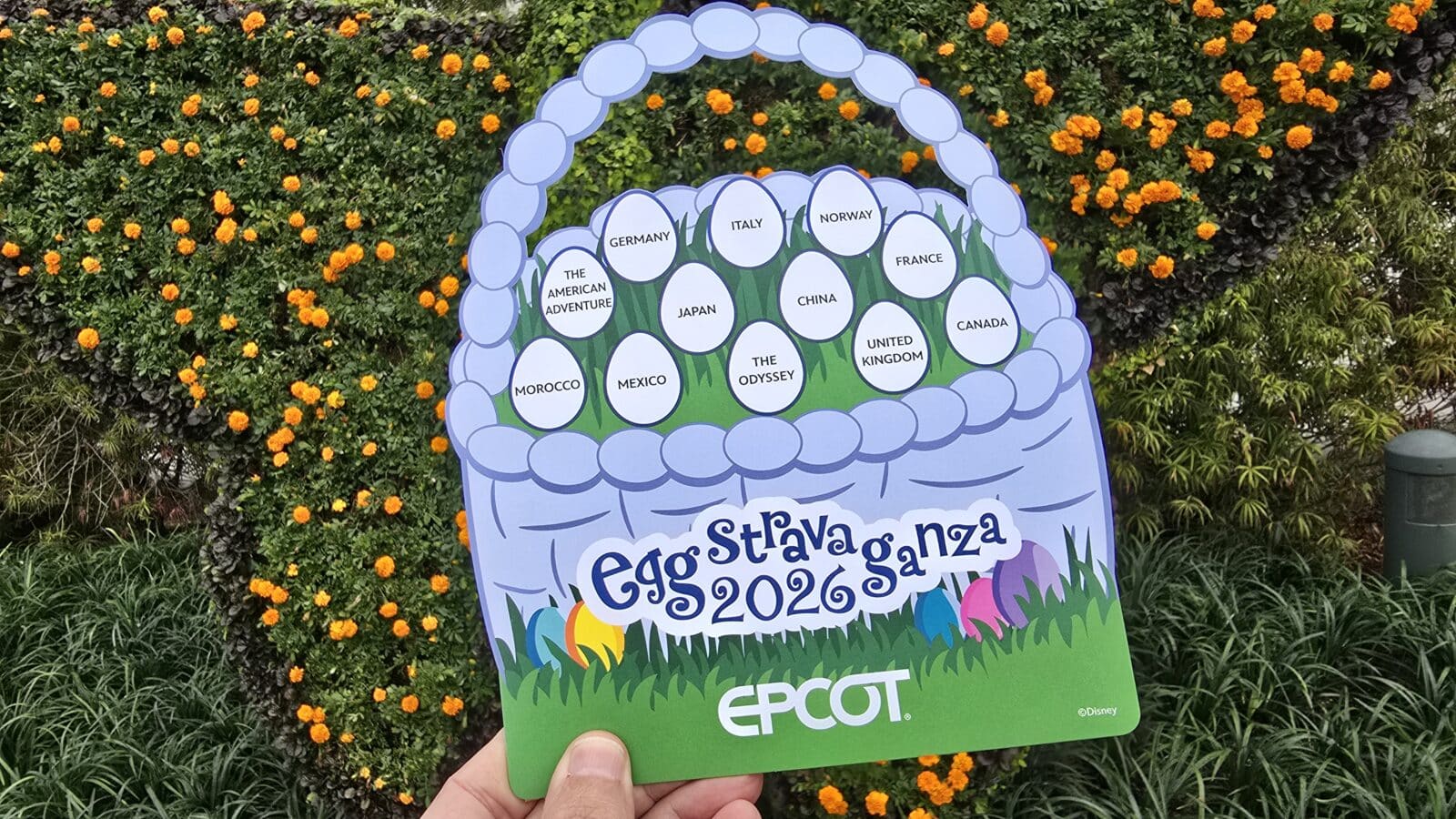 Eggstravaganza Epcot 2026 Map