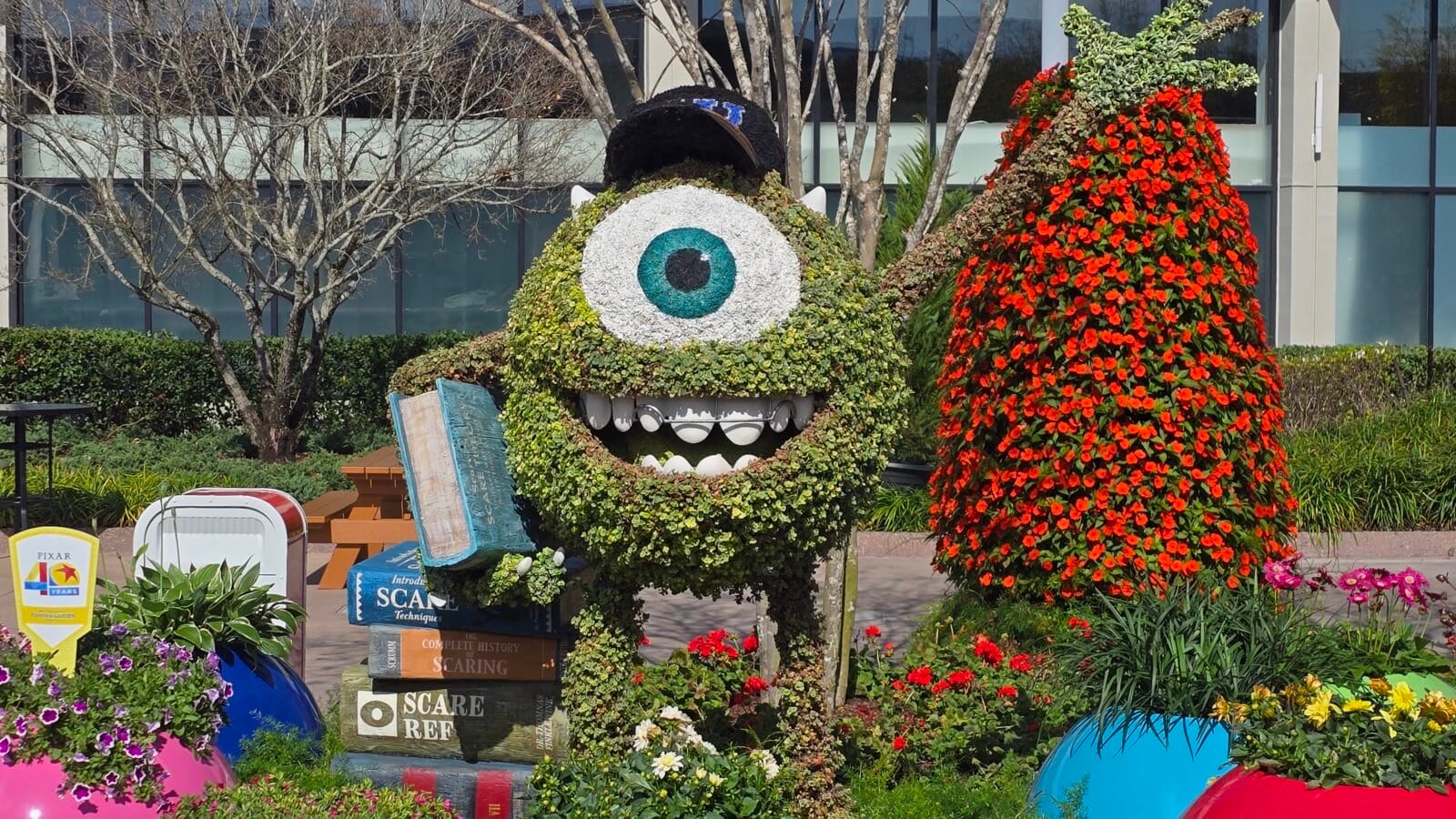 Monsters University Mike Wazowski Topiary