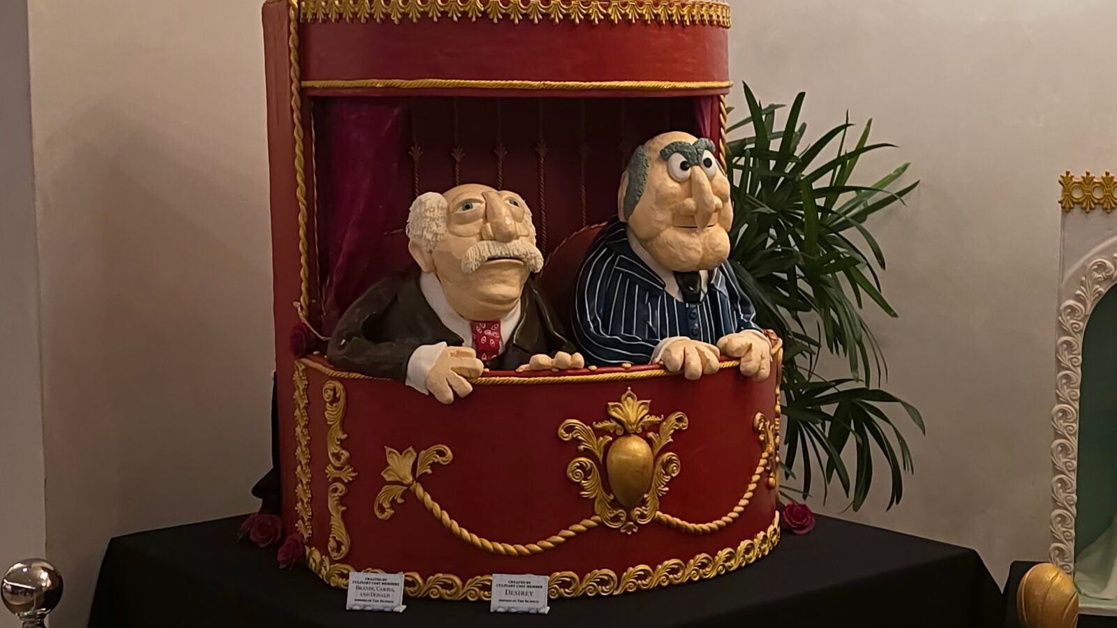 Statler  Waldorf The Muppet Show Easter Display Disney World