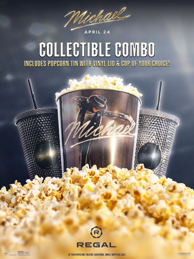 Collectible Combo including the Michael Popcorn Tin