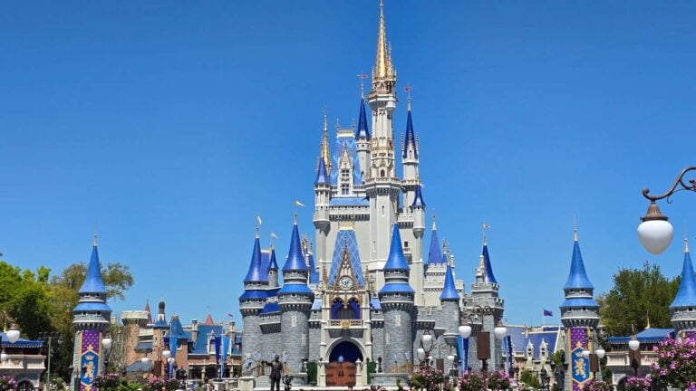 Cinderella Castle's New Blue Is Finally Here as Painting Continues