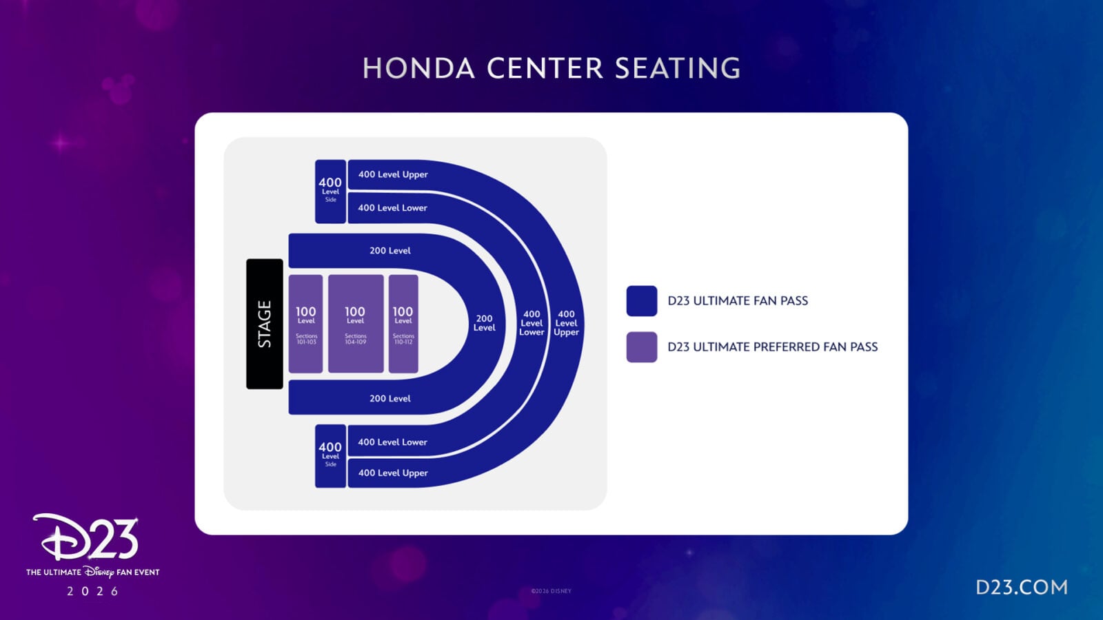D23TheUltimateDisneyFanEvent2026HondaCenterSeating Fantasy Land News
