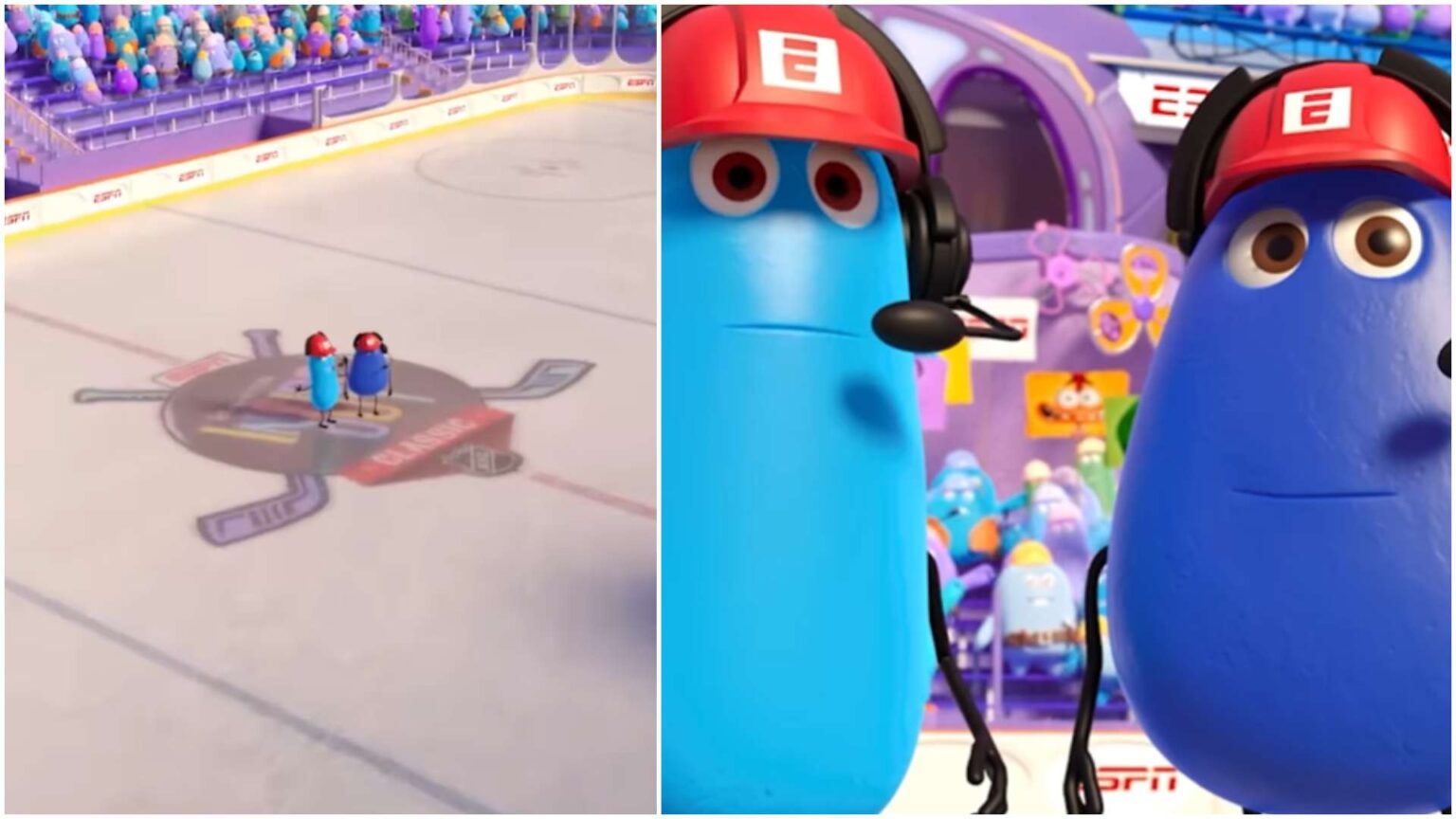 Disney and NHL Team Up for Inside Out Classic Animated Hockey Game on ...
