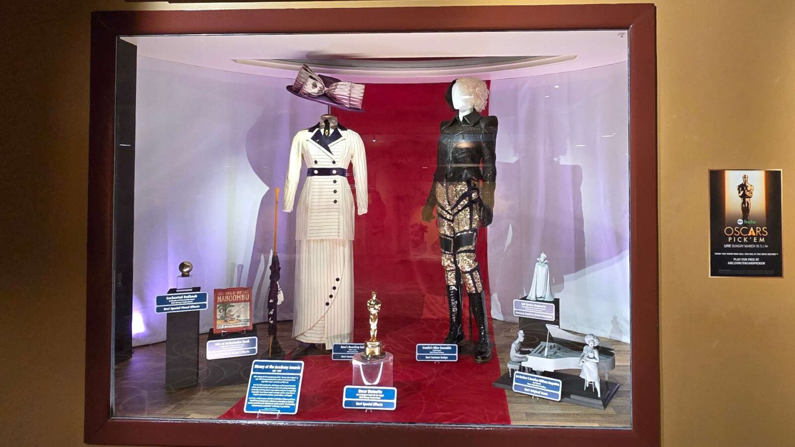 Disney Just Put a Real Oscar Inside Hollywood Studios in New Display Disney at the Academy Awards