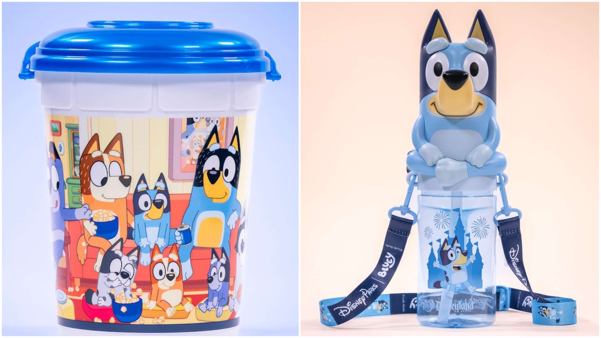 Disneyland Gets A Bluey Sipper and Popcorn Bucket When Bluey's Best Day Ever Opens March 22