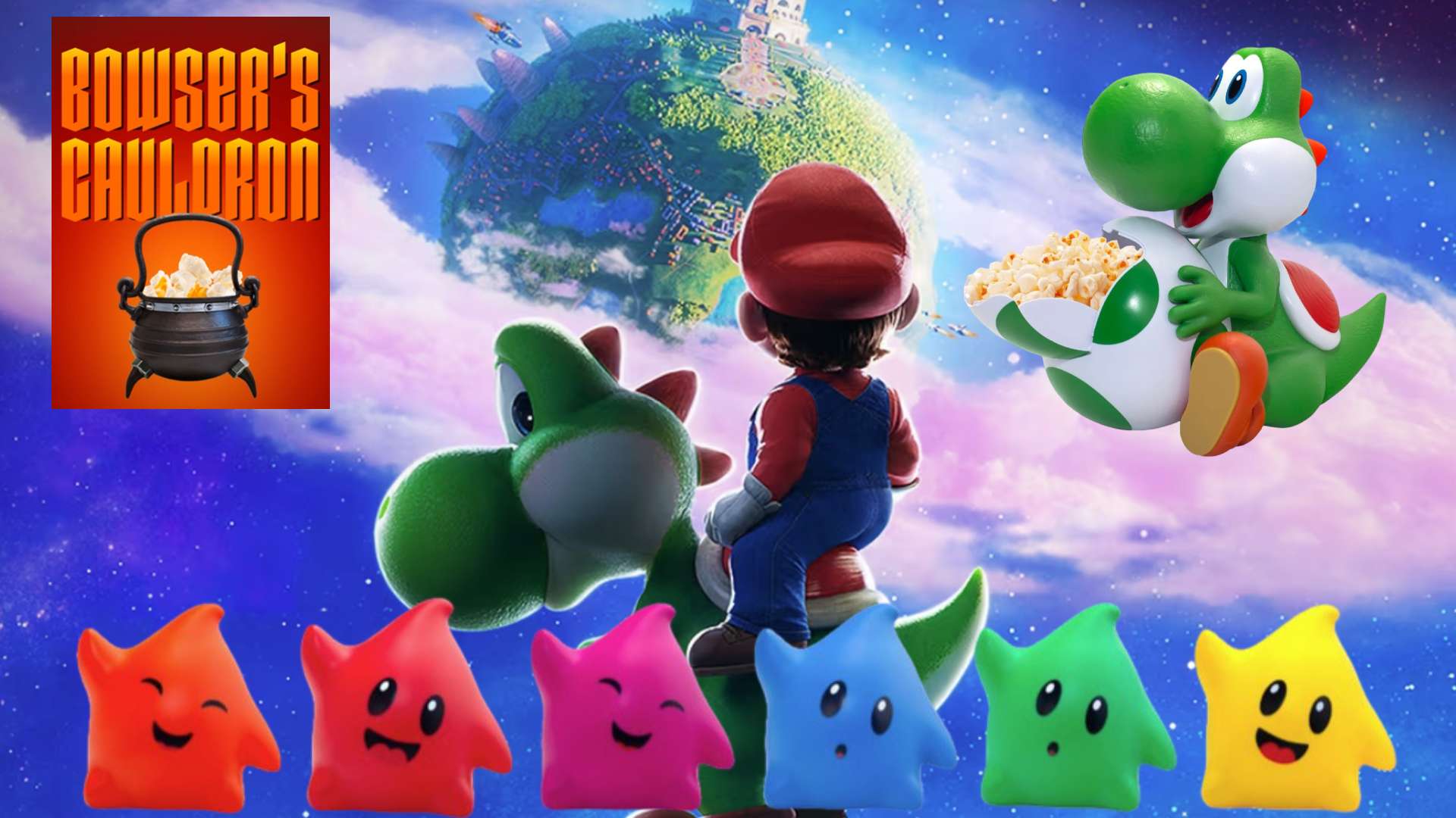Every Super Mario Galaxy Movie Popcorn Bucket at Every Theater Chain: Yoshi, Luma, Bowser, and More