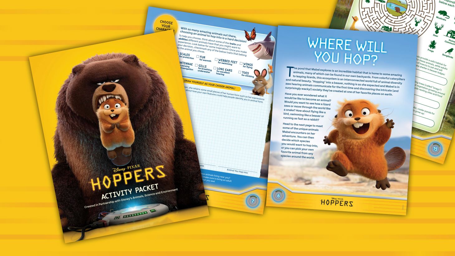 Disney Pixar Hoppers Activity Download