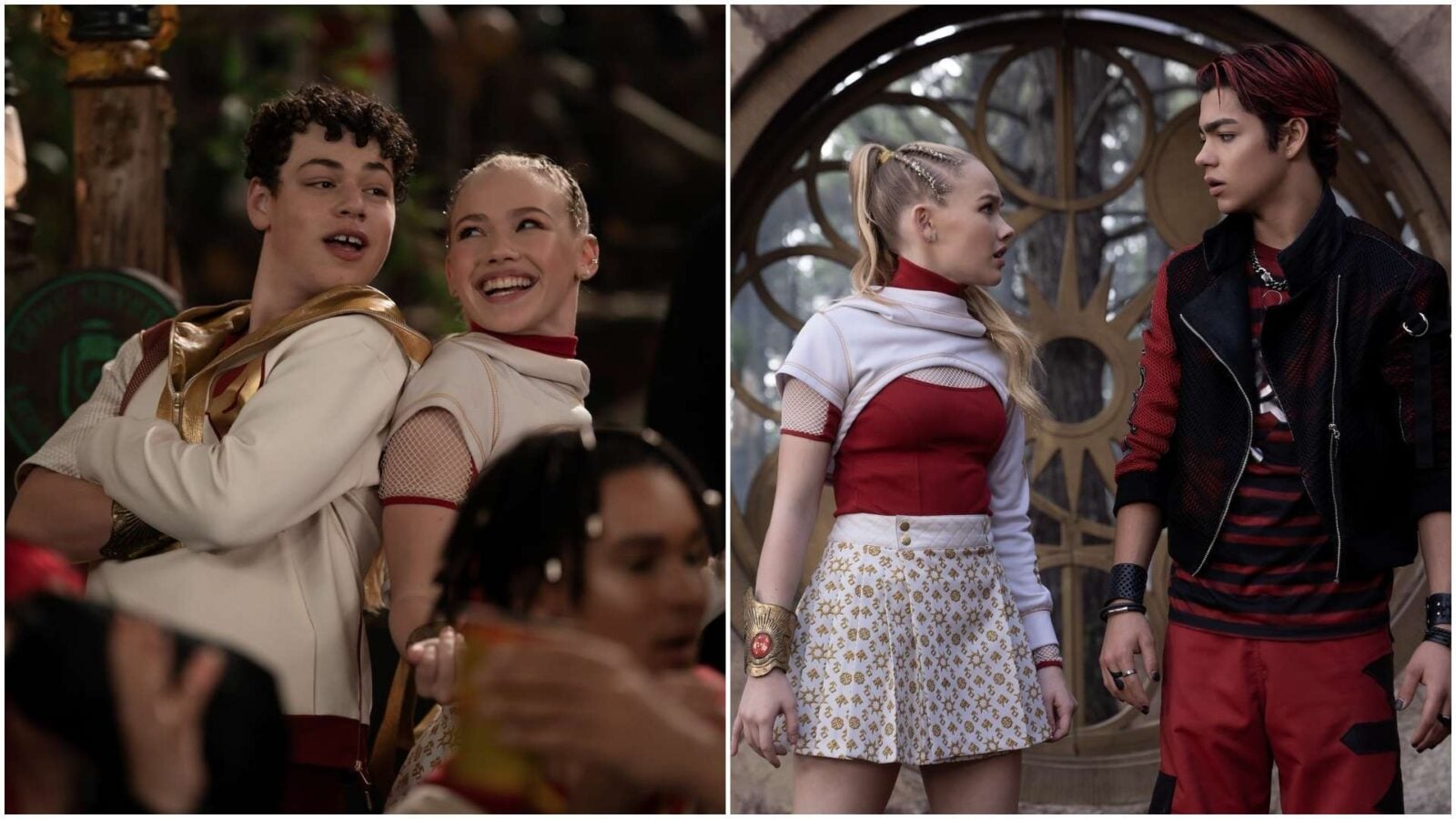 Malachi Barton and Freya Skye  Milo Manheim and Meg Donnelly