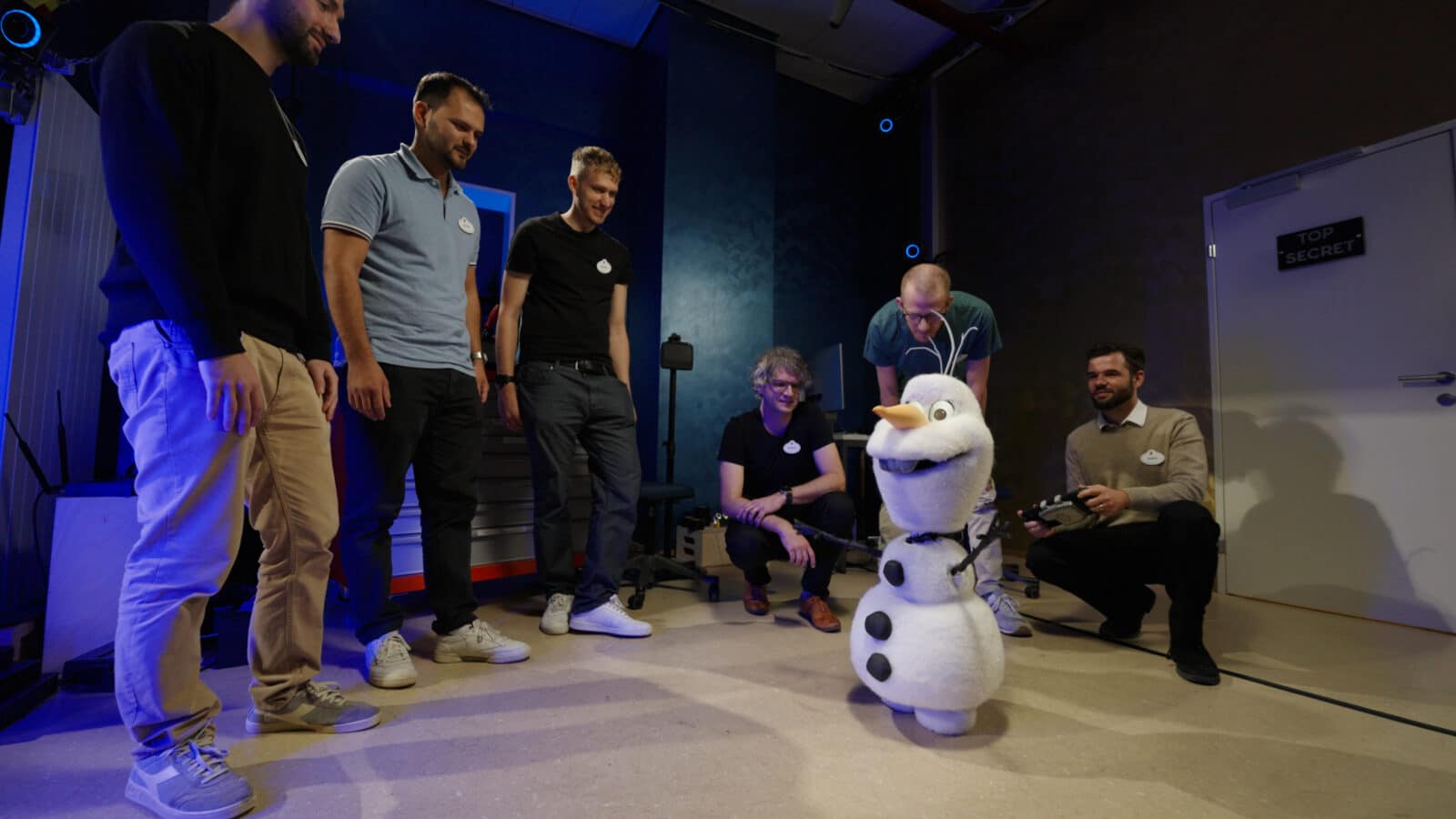 Testing Olaf Animatronic NVIDIA