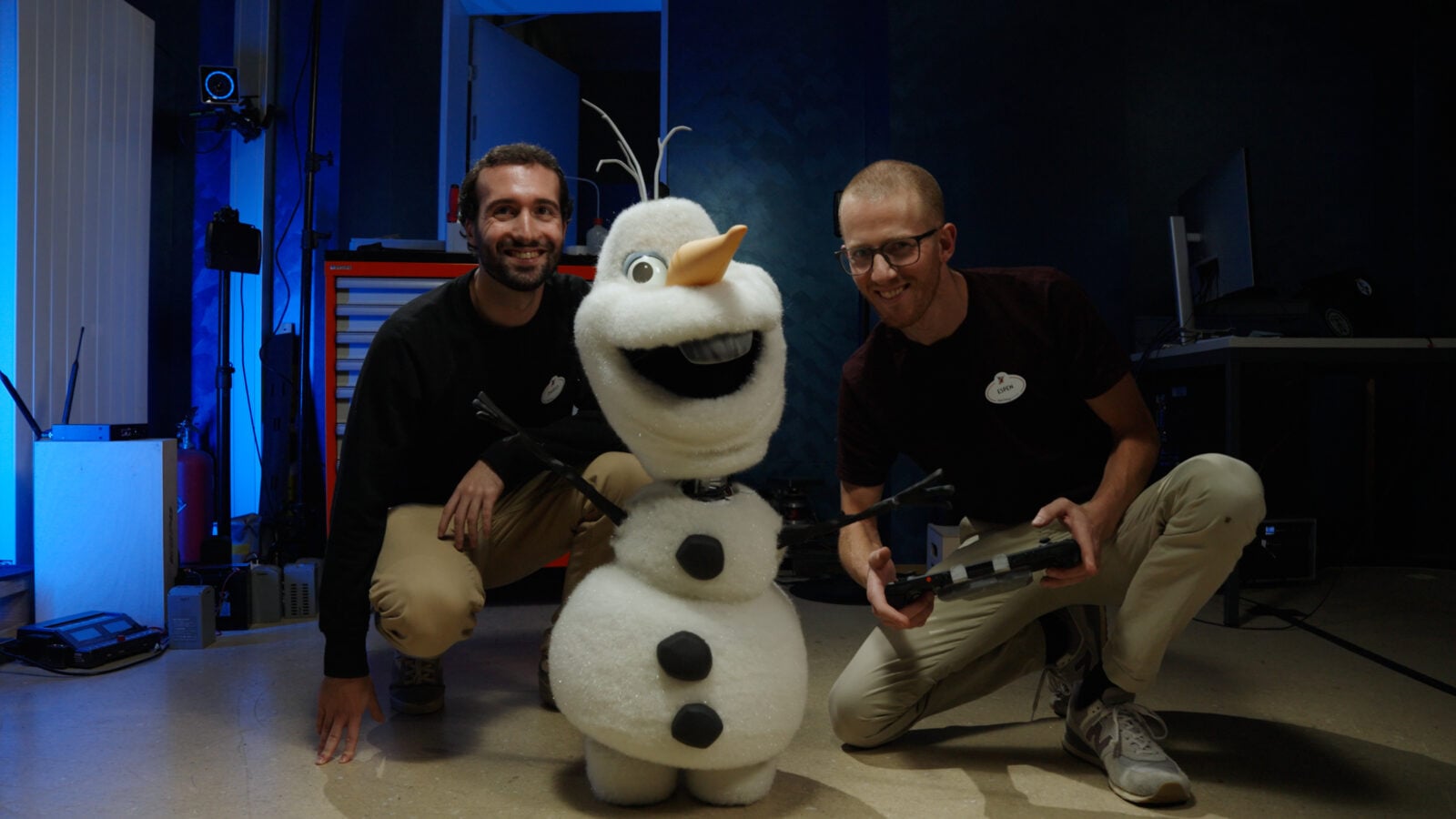 Testing Olaf Animatronic