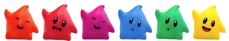 6 Colors Luma LED popcorn Bucket Super Mario Galaxy Movie