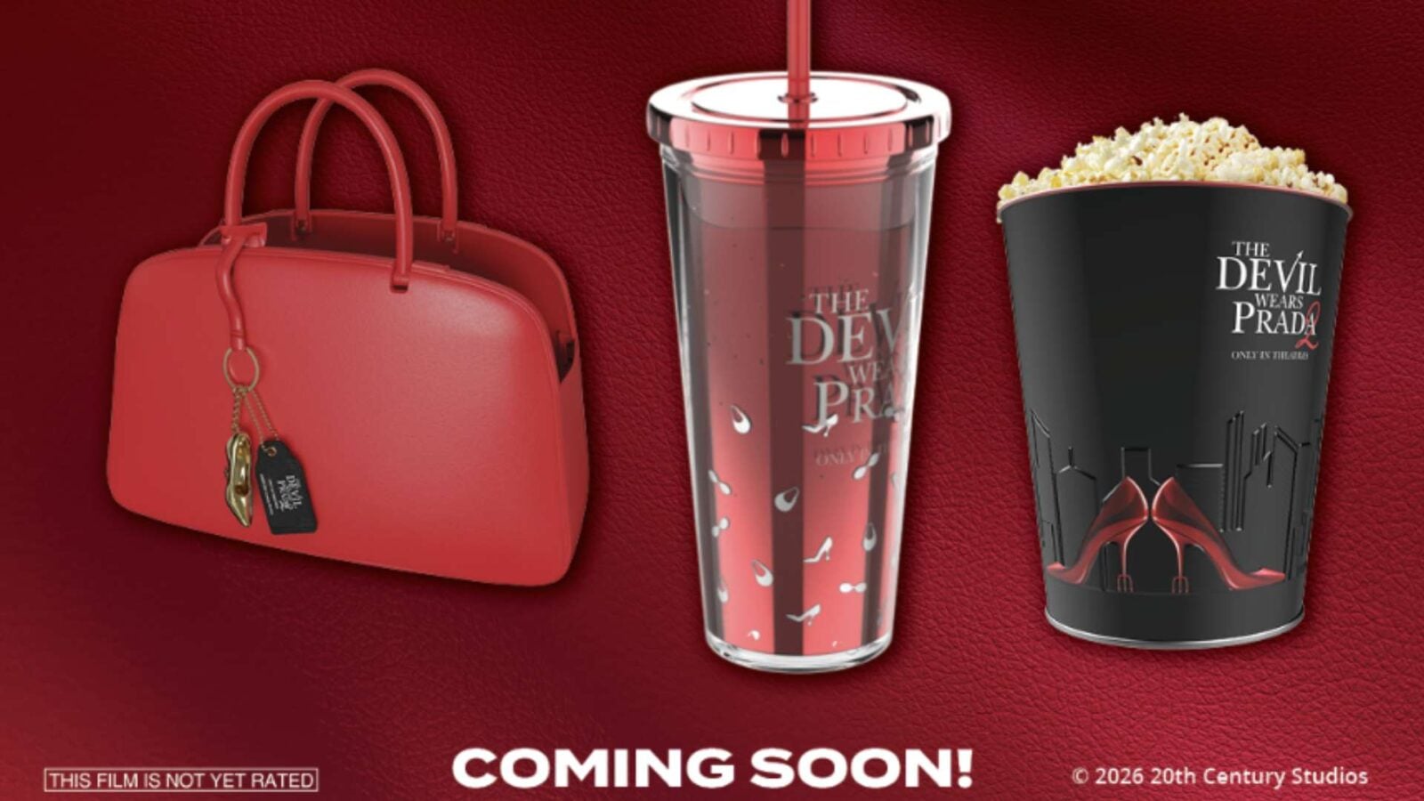 The Devil Wears Prada 2 Popcorn Bucket Looks Like a Designer Handbag and Tickets Are on Sale Now