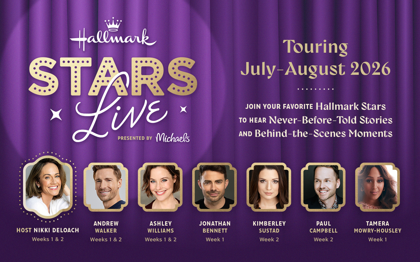 Hallmark Stars Live Just Dropped 10 Tour Dates and Tickets Go on Sale This Week