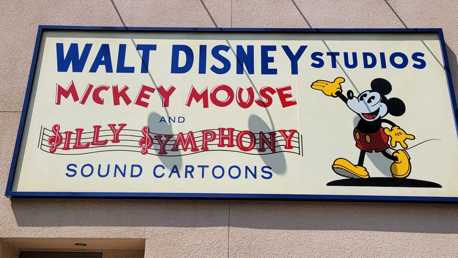 Disneyland Disney California Adventures Walt Disney Studios Sign