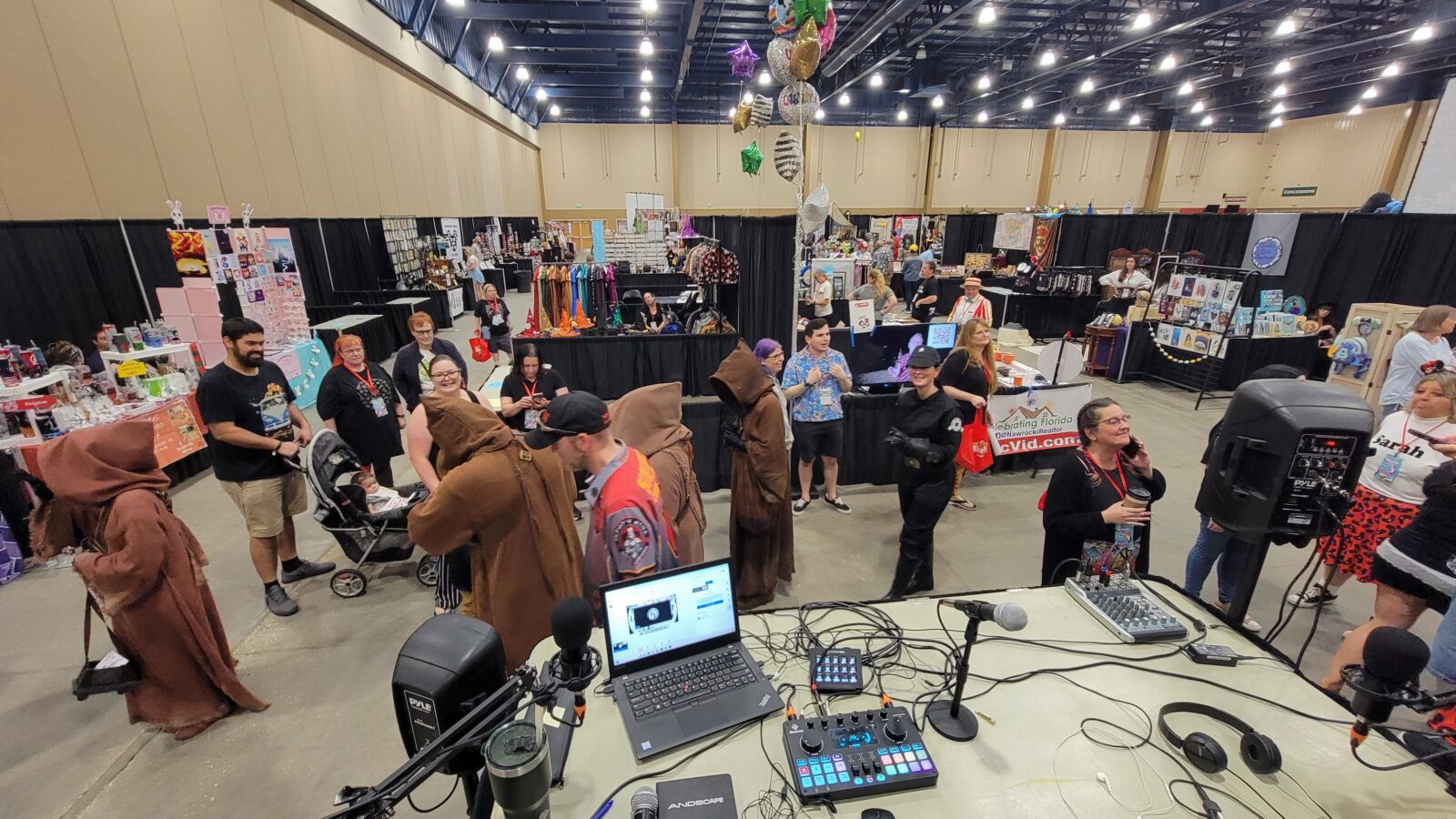 View from the Podcast Stage House of Mouse Expo 2024