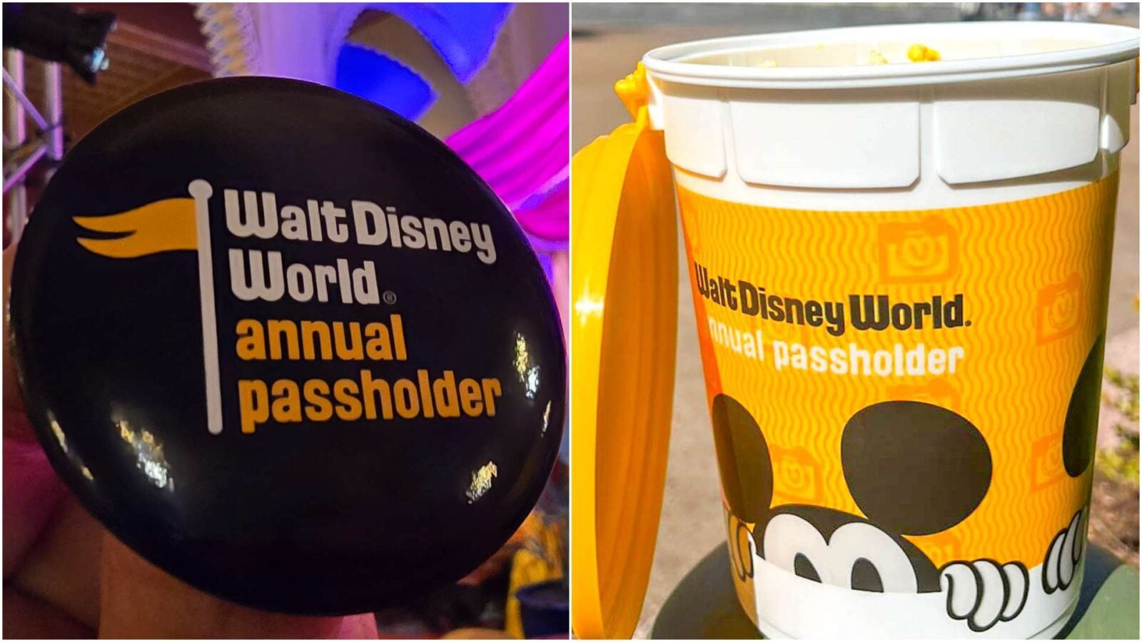 Annual Passholder Popcorn Bucket Confirmed for VIPASSHOLDER Summer Days 2026 at All Five Walt Disney World Locations