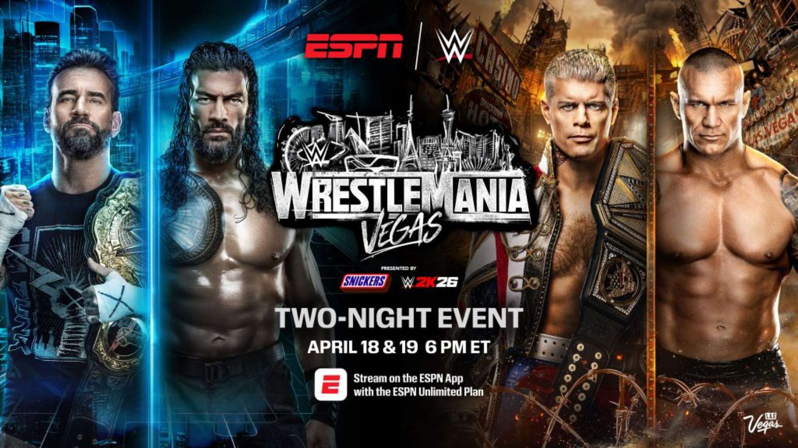 How to Watch WrestleMania 42 on ESPN and the Complete Night 1 and Night 2 Match Card