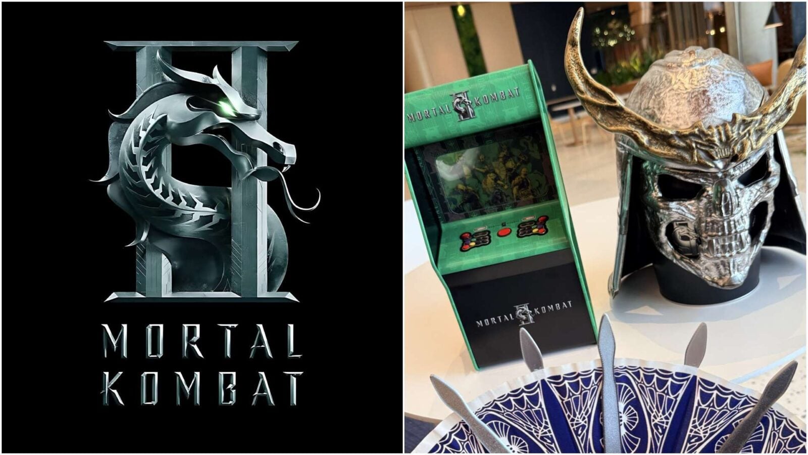 Mortal Kombat II 2 Arcade Cabinet Shoa Kahn popcorn bucket