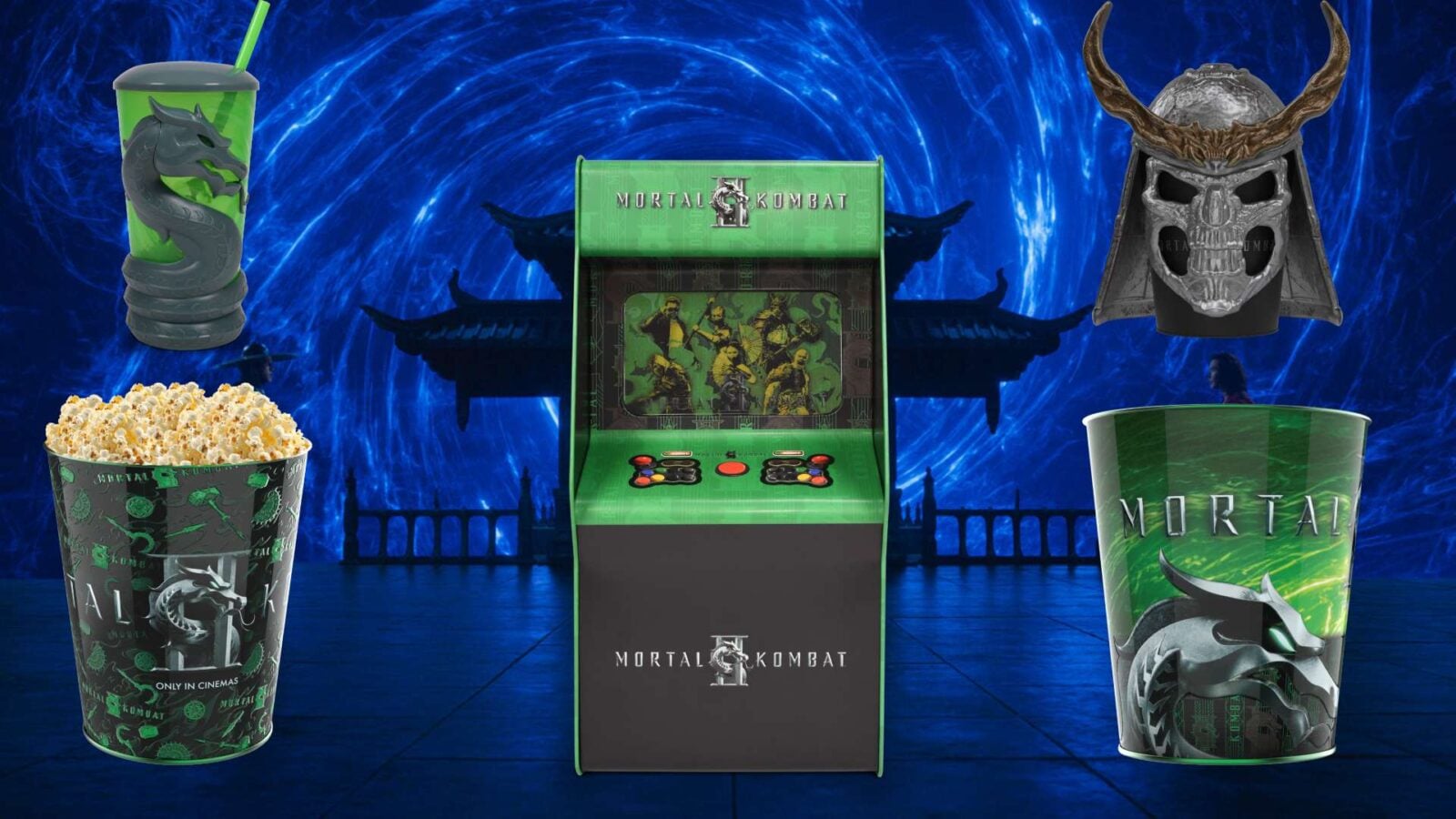 Mortal Kombat II Arcade Cabinet Popcorn Bucket Is Now Available Where to Buy Online and In Theaters