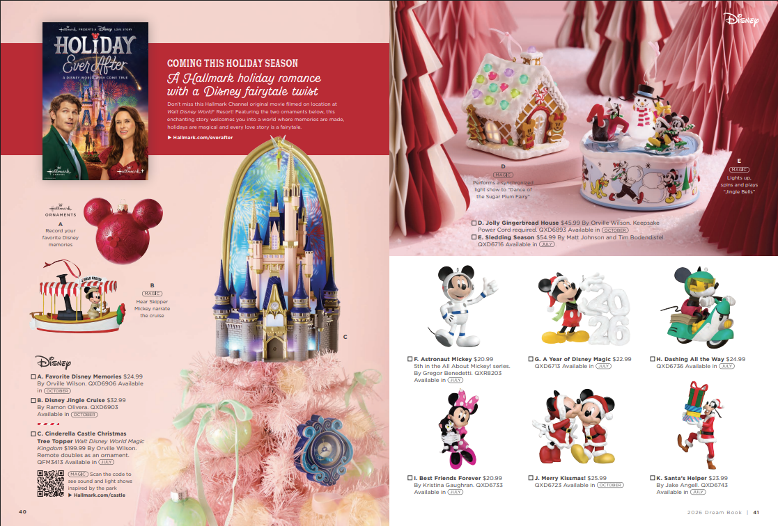 Screenshot 20260412 062305 Fantasy Land News Disney Parks and Holiday Ever After Hallmark Dream Book 2026 Cinderella Castle