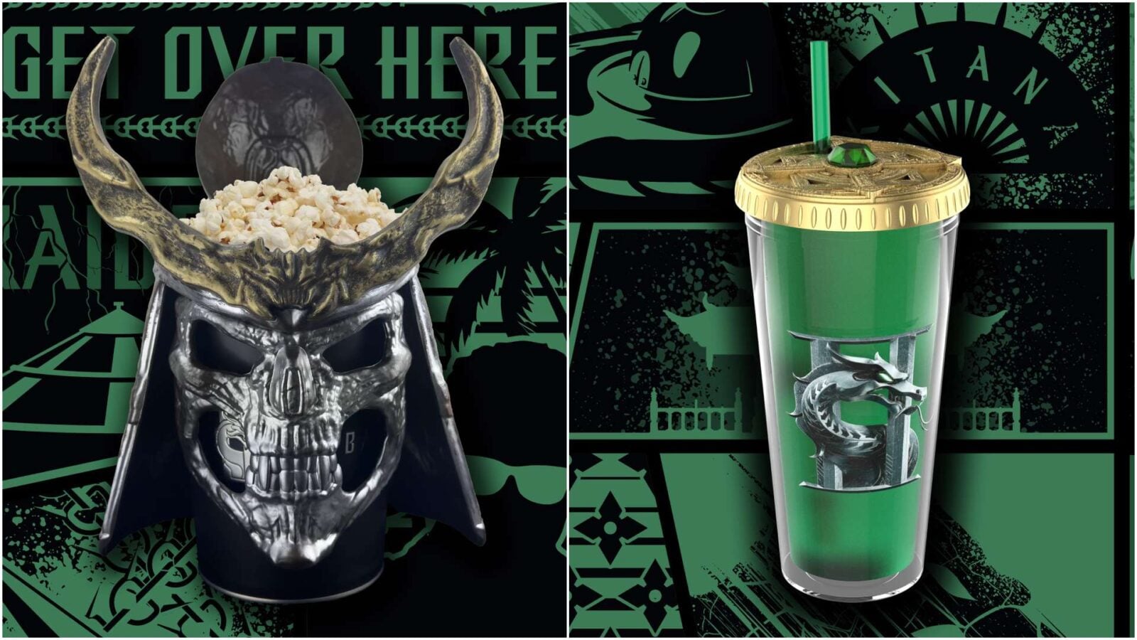 Mortal Kombat II Shao Kahn Bucket and Tumbler Now Available Online at Marcus Theatres
